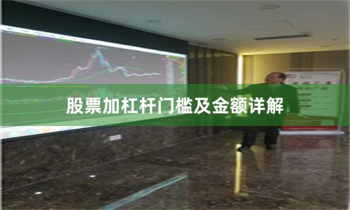 股票加杠杆门槛及金额详解